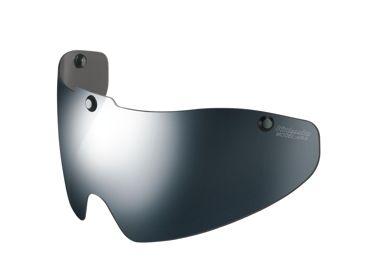 OGK Kabuto AR-5 Shield Bicycle Helmet, Optional Parts, Shield, Silver Mirror