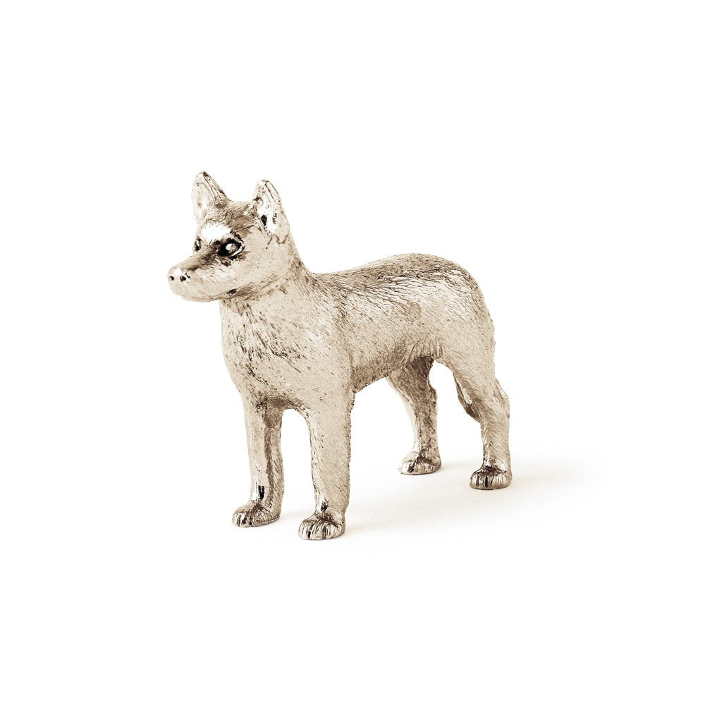 Siberian husky dog figure made in UK (japan import)