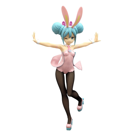 FURYU Corporation-Hatsune Miku BiCute Bunnies Figure -Wink Pearl Pink Color ver.-