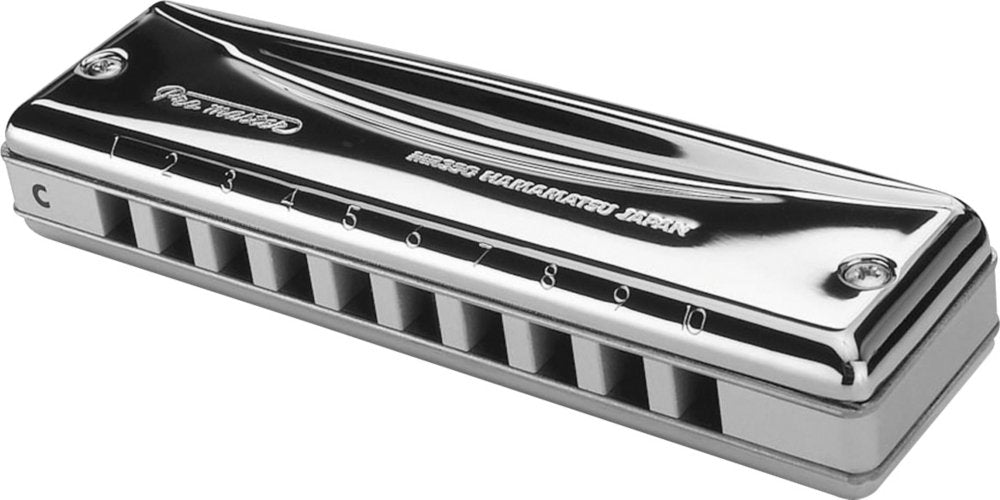 Suzuki MR-350-BB Promaster Deluxe 10-Hole Diatonic Harmonica Key of Bb