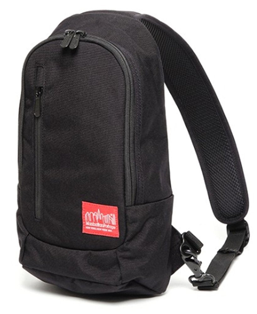 Manhattan Portage(マンハッタンポーテージ) Official Little Italy Crossbody One Shoulder Bag, Black (Black 19-3911tcx)
