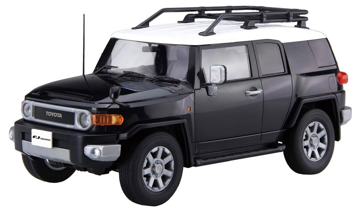 Fujimi Model NX9EX-1 1/24 Car Next Series No. 9 EX-1 Toyota FJ Cruiser (Two-Tone Black) Color-Coded Plastic Model Car