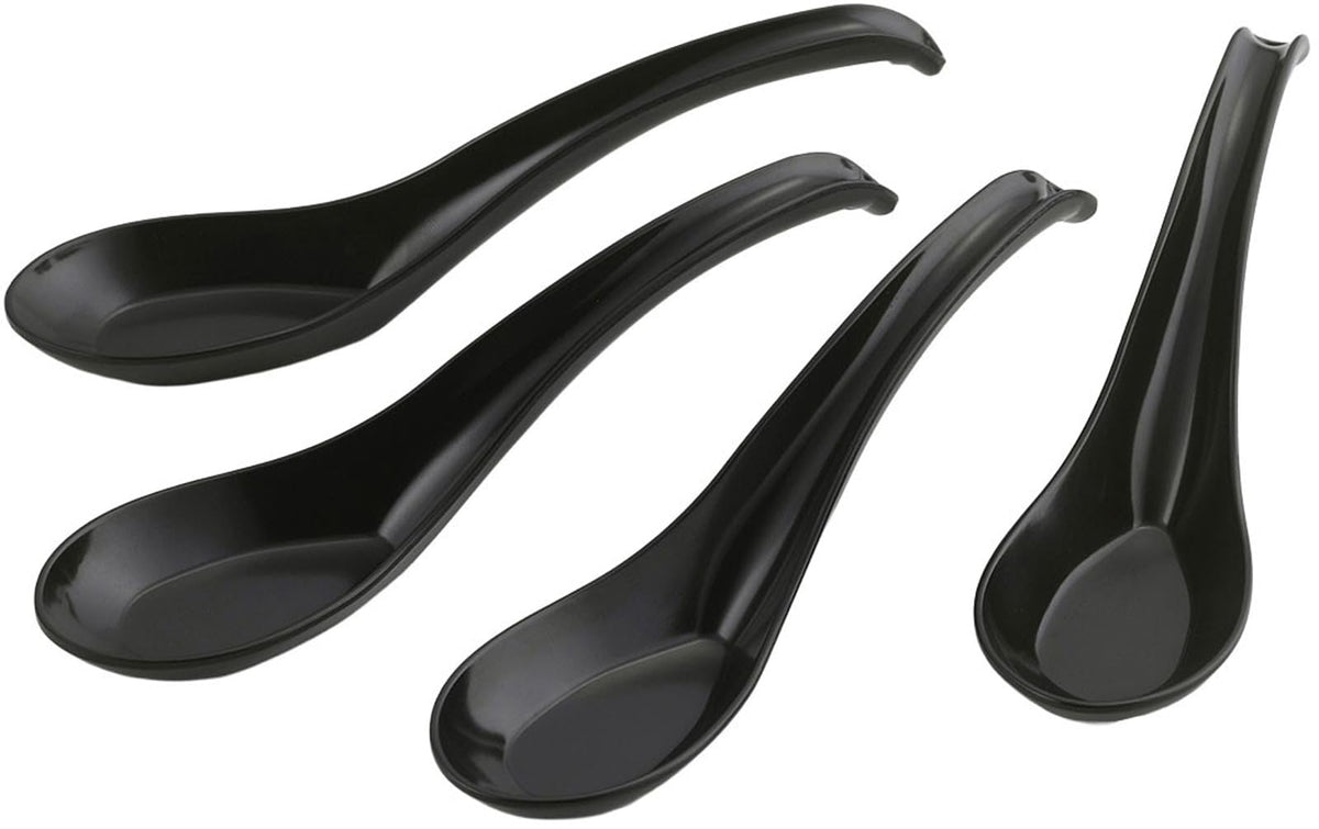Shimomura 47782 Rice Rice Rice, Set of 4, Black