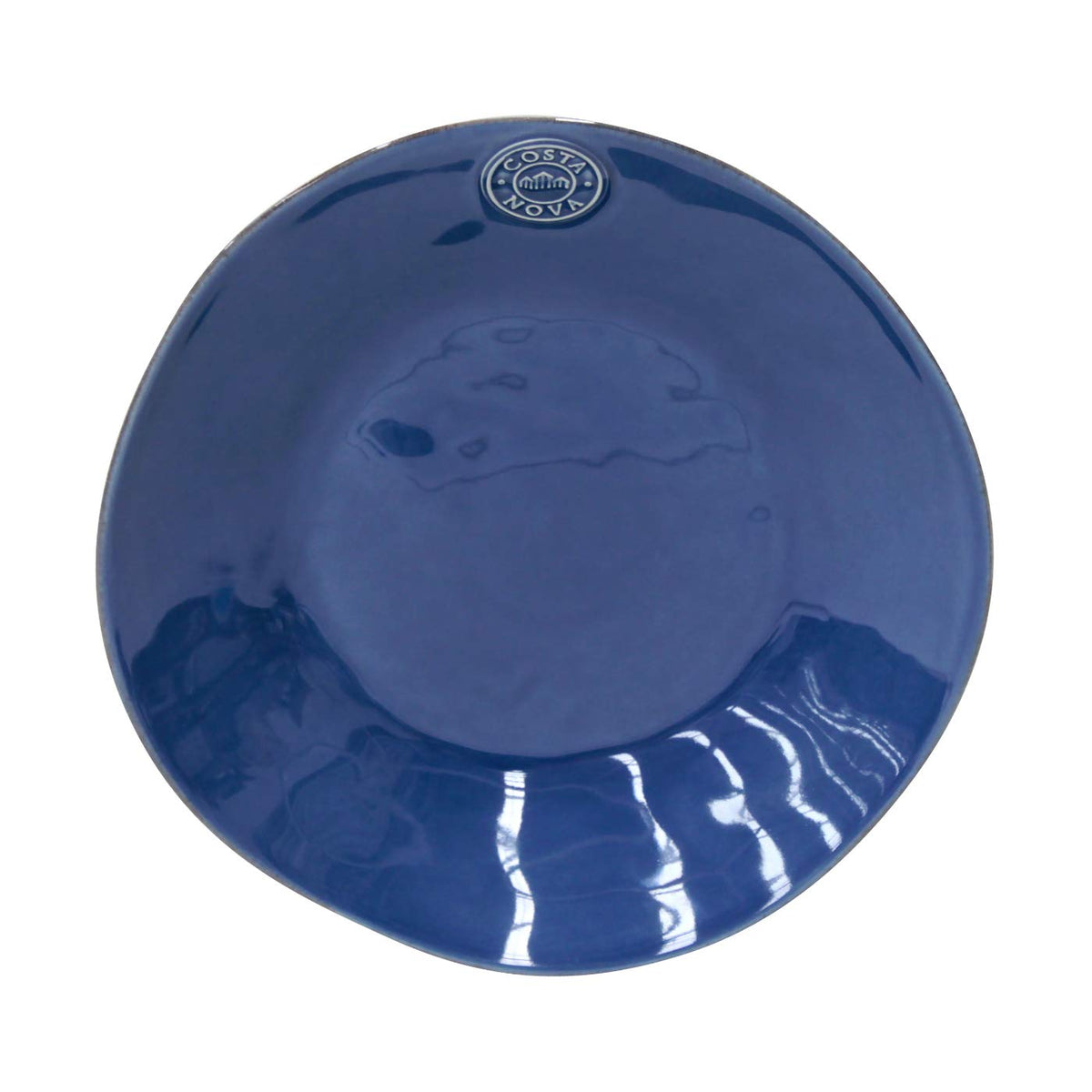 Bella Tavola Costa Nova NOP251D Nova Plate, Soup & Pasta Plate, Curry Plate, Approx. 10.2 inches (26 cm), Denim, Dishwasher Safe, Microwave Safe