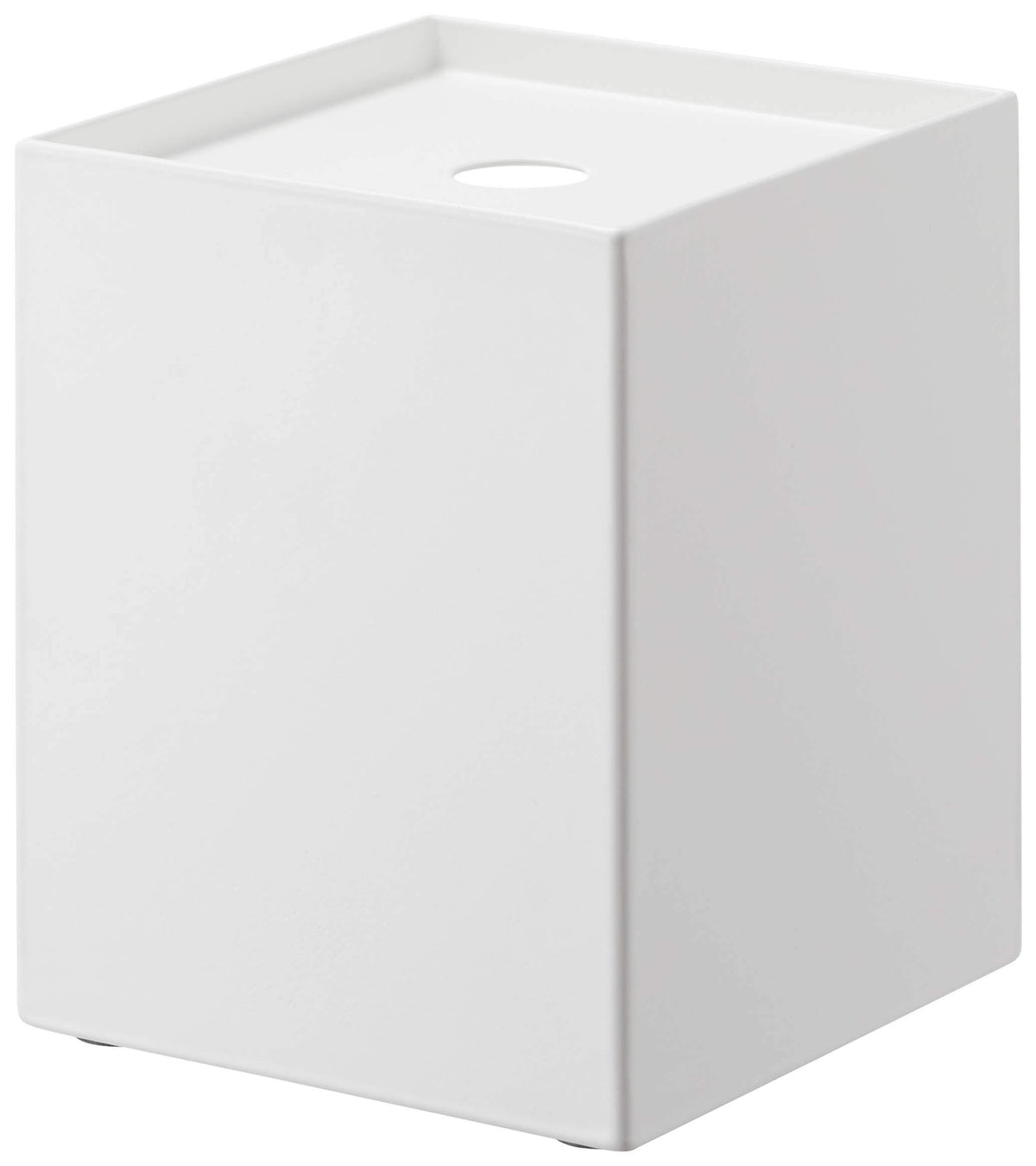 Yamazaki 5228 Toilet Paper Holder for 1 Roll, White, Approx. W 4.5 x D 4.5 x H 5.5 inches (11.5 x 11.5 x 14 cm), Tower, Concealed Storage