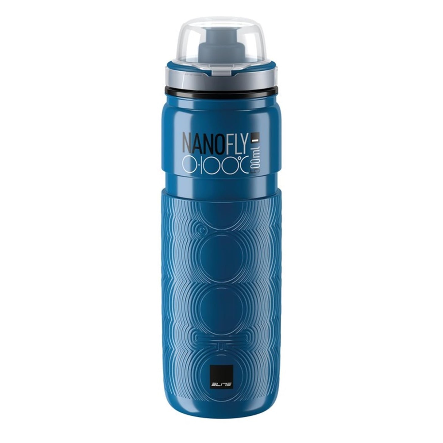 Elite NanoFly 0-100°C 500ml Bottle (Blue) – All-Season Insulated Cycling Bottle