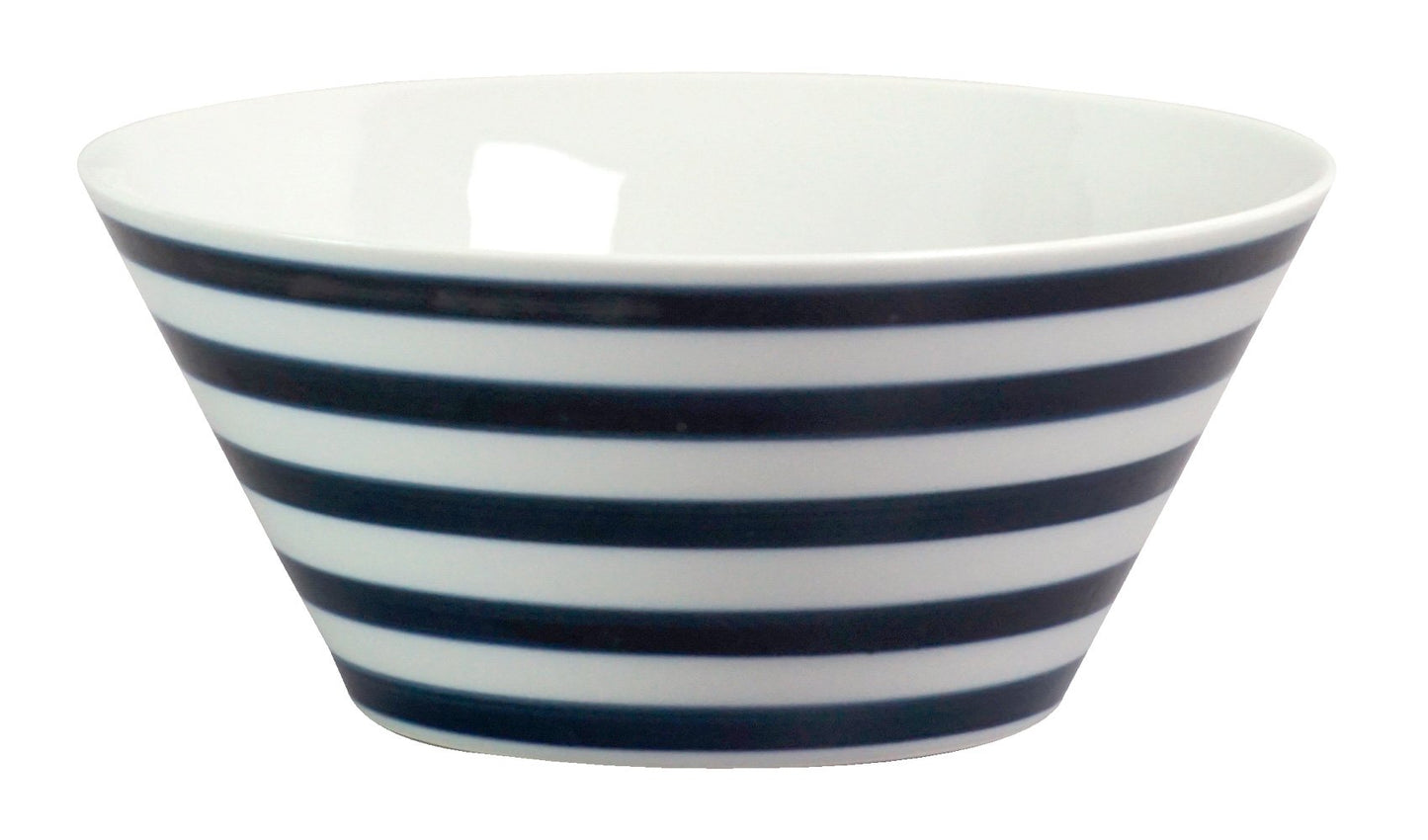 西海陶器(Saikaitoki) Saikai Pottery Hasami Ware Essence es Bowl (L) Diameter 6.9 inches (17.5 cm) Denim Blue 13677