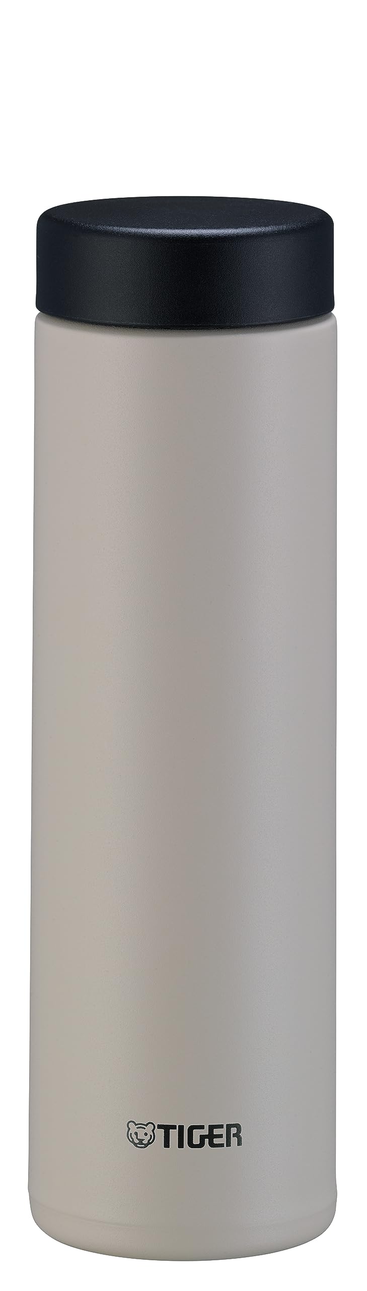 Tiger Thermos Flask MMZ-W050WK Water Bottle, 16.9 fl oz (500 ml), White Water OK, Screw Stainless Steel Bottle, Lid and Seal are Integrated for Washing Only 2 Pieces, Easy Cap, Vacuum Insulated, Mug