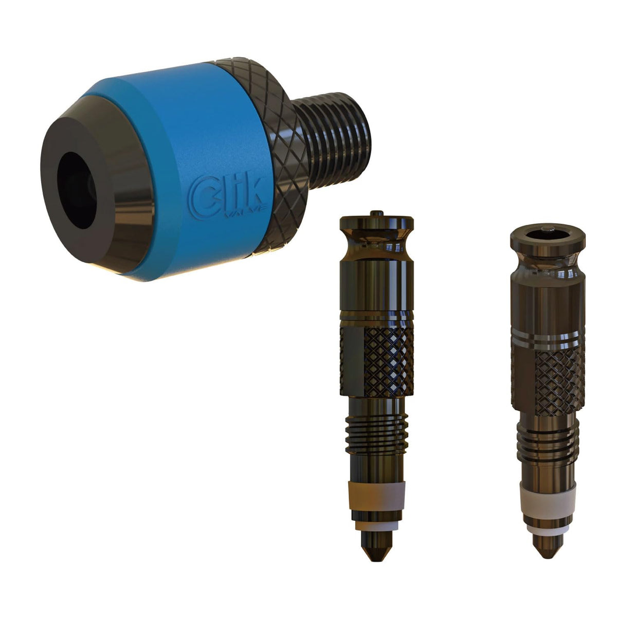 (Clik) CLIK Valve for Bicycles, Instantly Detachable, Aluminum, Compatible with Electric Pumps, Genuine Japanese Product