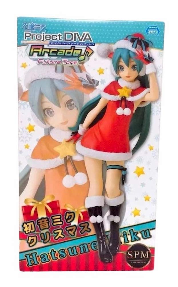 Sega Project Diva Arcade Future Tone Hatsune Miku Super Premium Action Figure Christmas, 8.9"