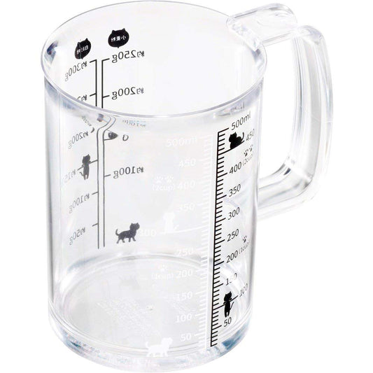 Kai Corporation KAI DH2728 Cat Measuring Cup, 16.9 fl oz (500 ml), Made in Japan, Dishwasher Safe