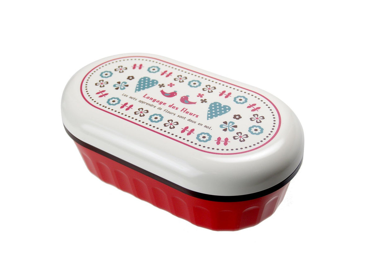 Potter 1-stage lunch box polka Bird Red MM-197