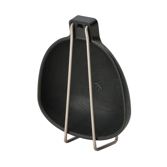 Snow Peak Folding Nylon Cooking Ladle for Camping/Hiking, Black