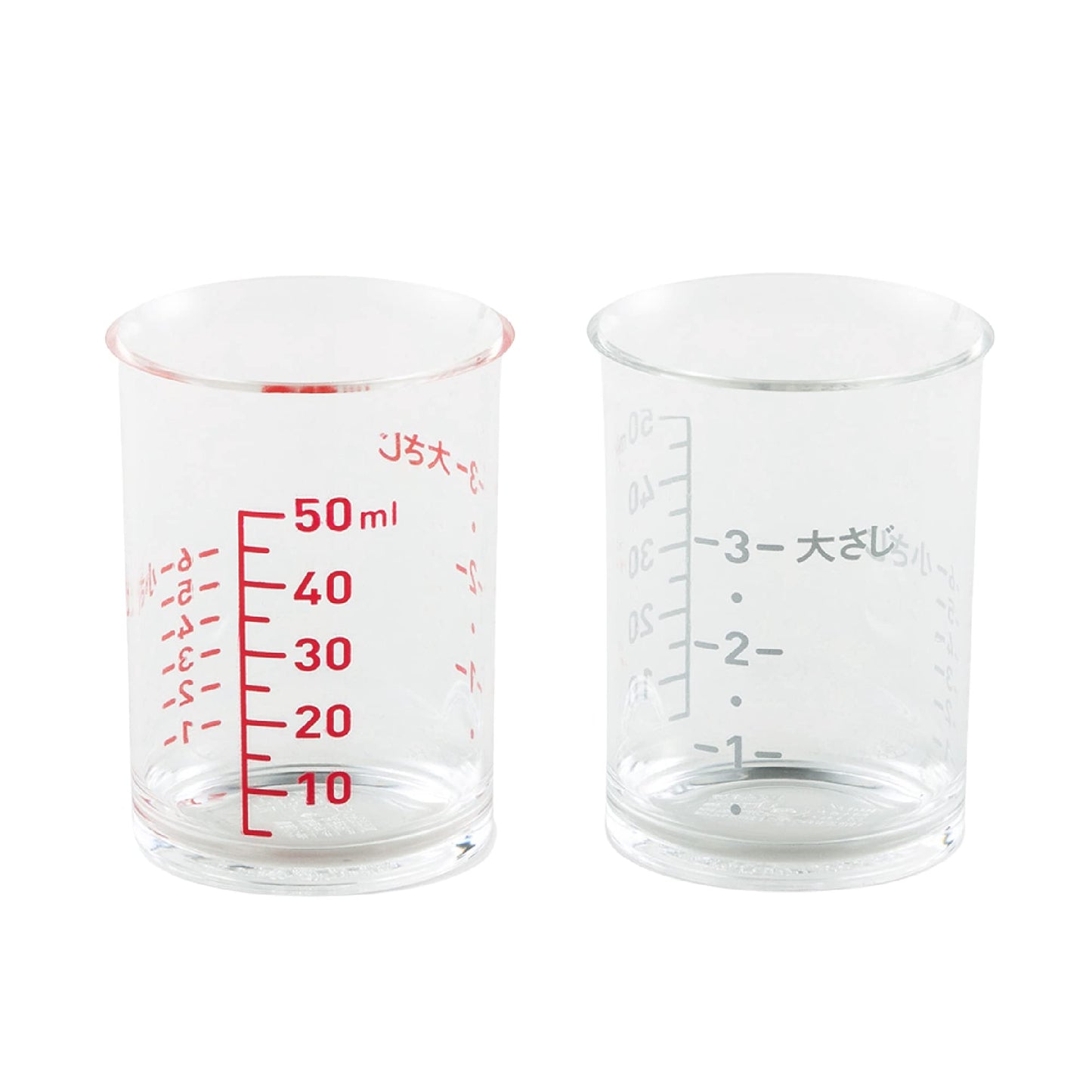 Kai KAI DH3111 SELECT100 Measuring Cup, Set of 2, 1.7 fl oz (50 ml), Made in Japan