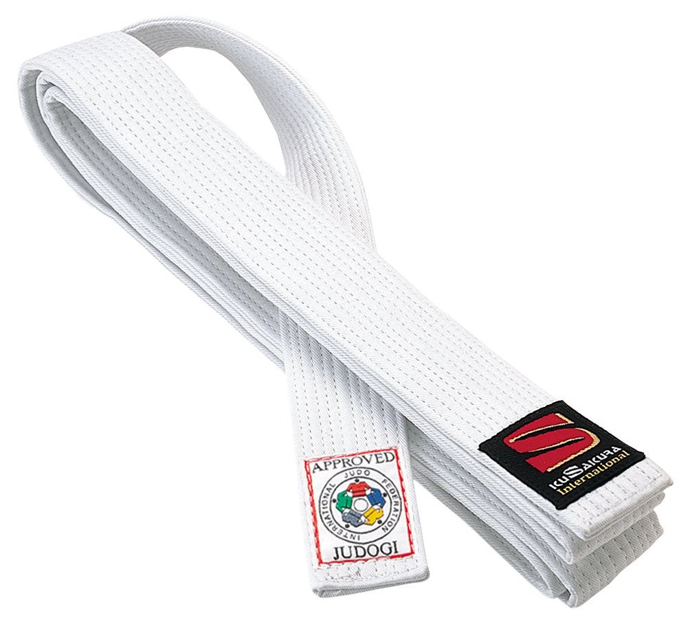 KUSAKURA - Deluxe IJF Approved - Judo/Karate White Belt - 12 Sizes - JOWIB