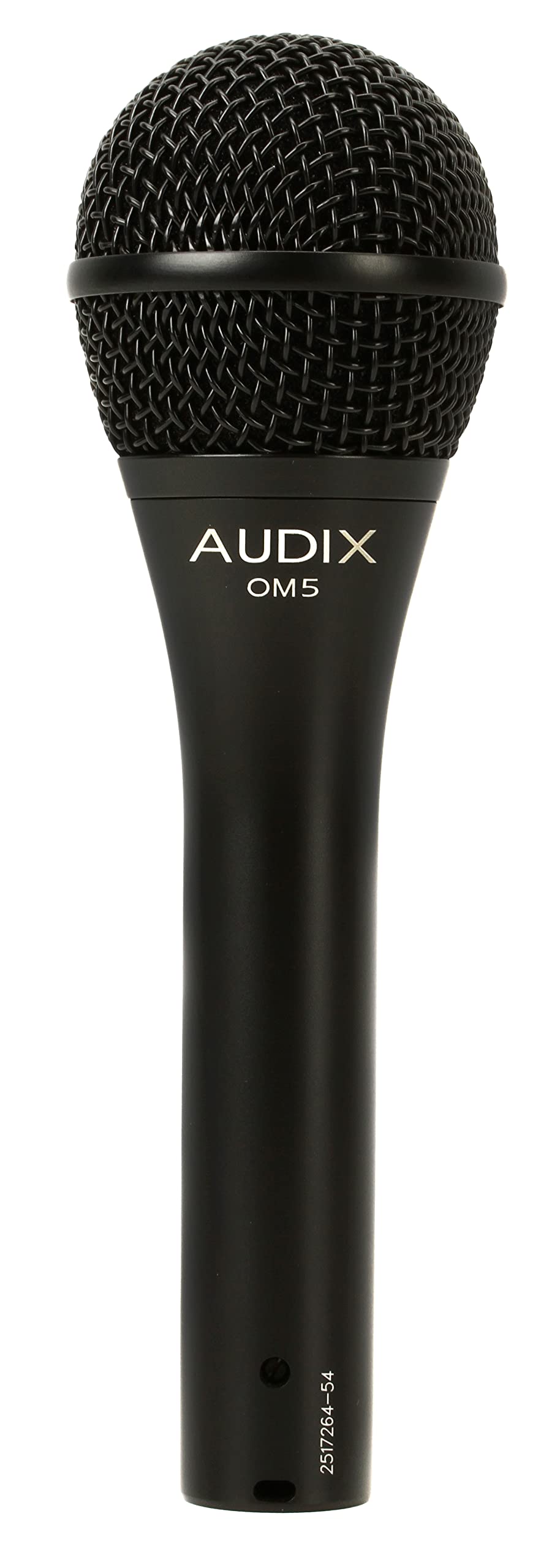 AUDIX OM5 Hypercardioid Handheld Dynamic Vocal Microphone for Stage Singers - Black