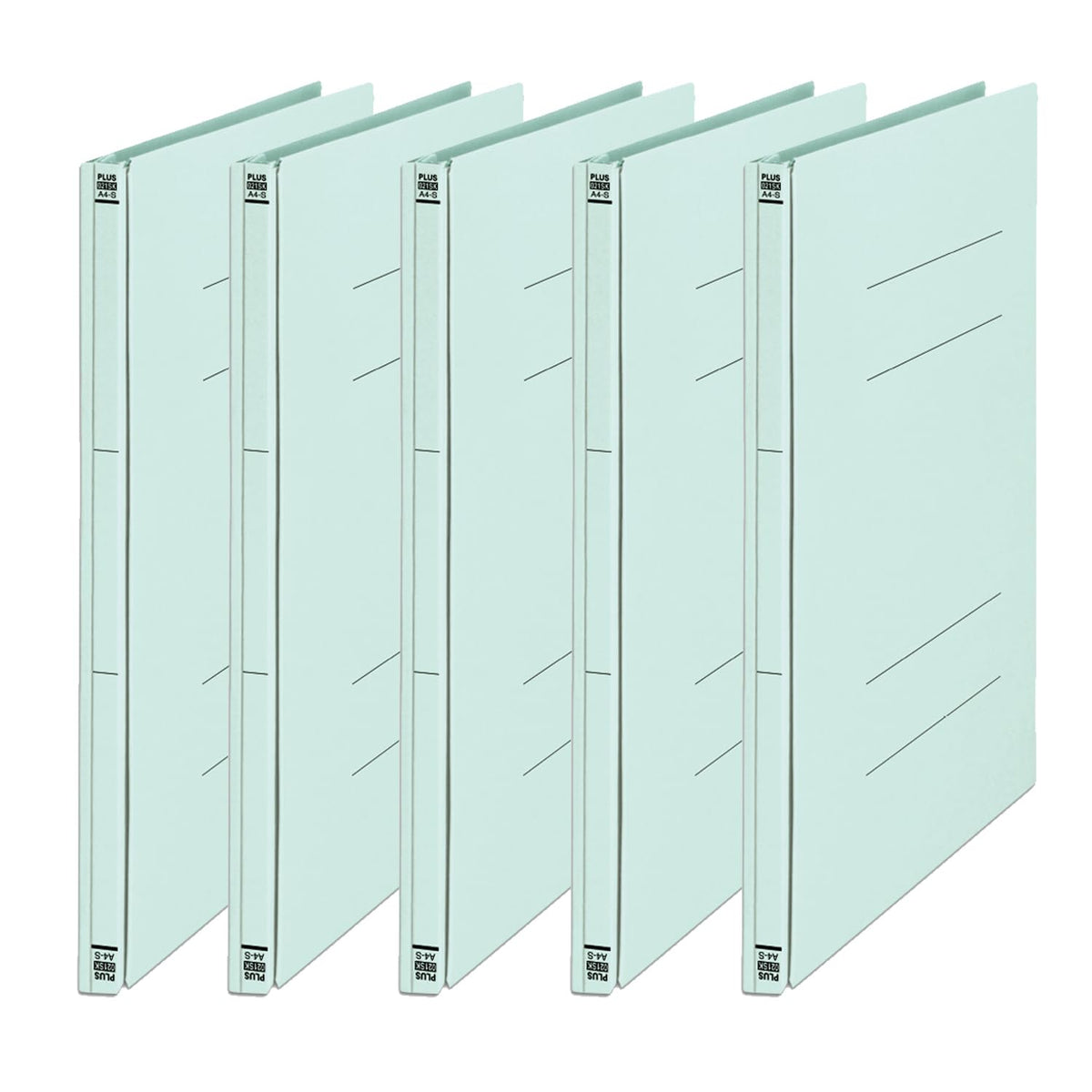 Plus Flat File, A4 Vertical, 2 Holes, Back Width Extendable Cenobus, Thinning, 5 Books, Blue