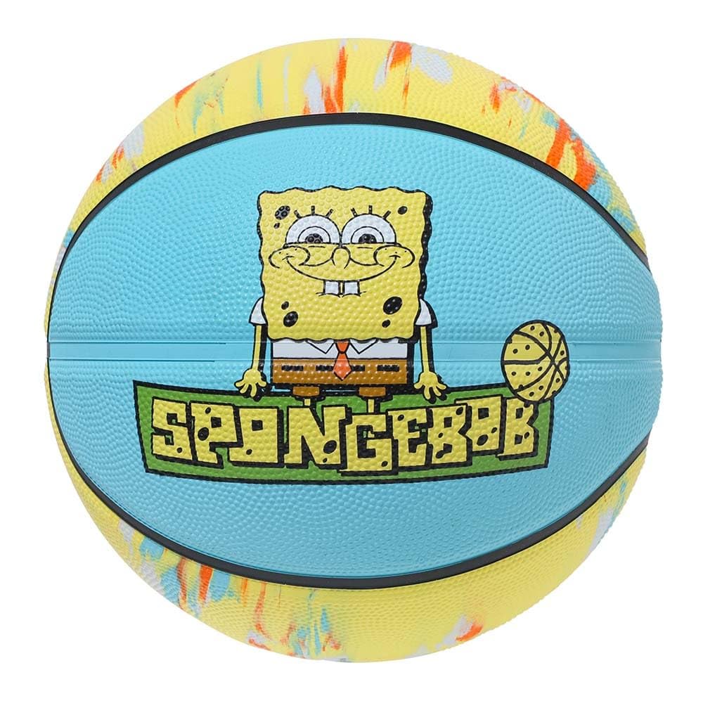 Spalding 85-184J Basketball Spongebob Star Marble Rubber Yellow No. 6 Ball