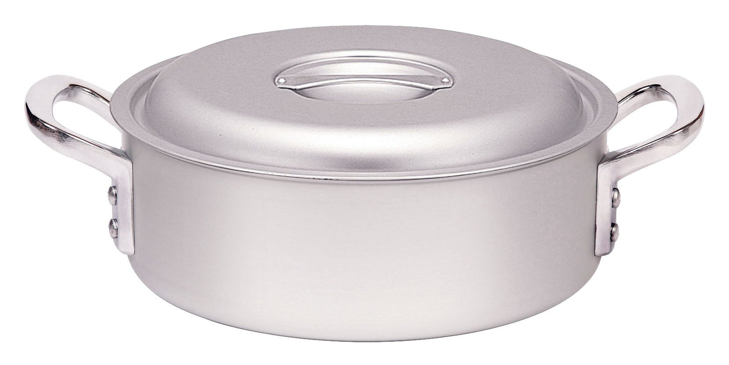 Endoshoji ASTM905 TKG Commercial Pot with Outer Ring 14.2 inches (36 cm), Induction Compatible, Aluminum