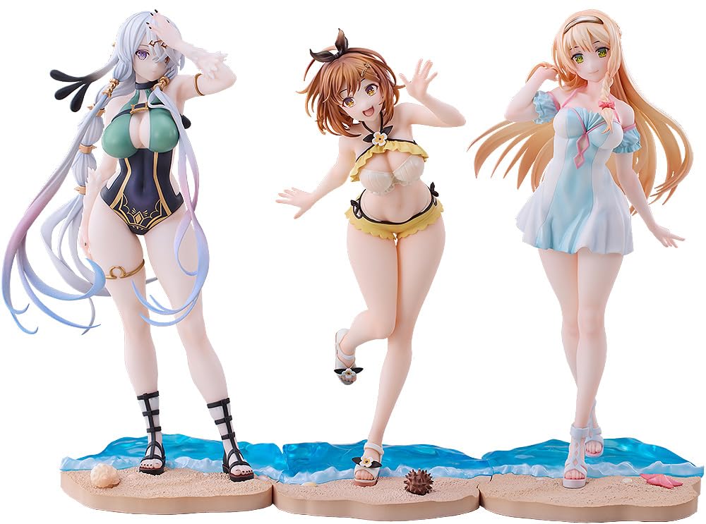 Solarain TV Anime Liza's Atelier ~ The Queen of EverDarkness and Secret Hideout Liza & Claudia & Lira 1/7 Scale Swimsuit Set Finished Product Plastic Painted