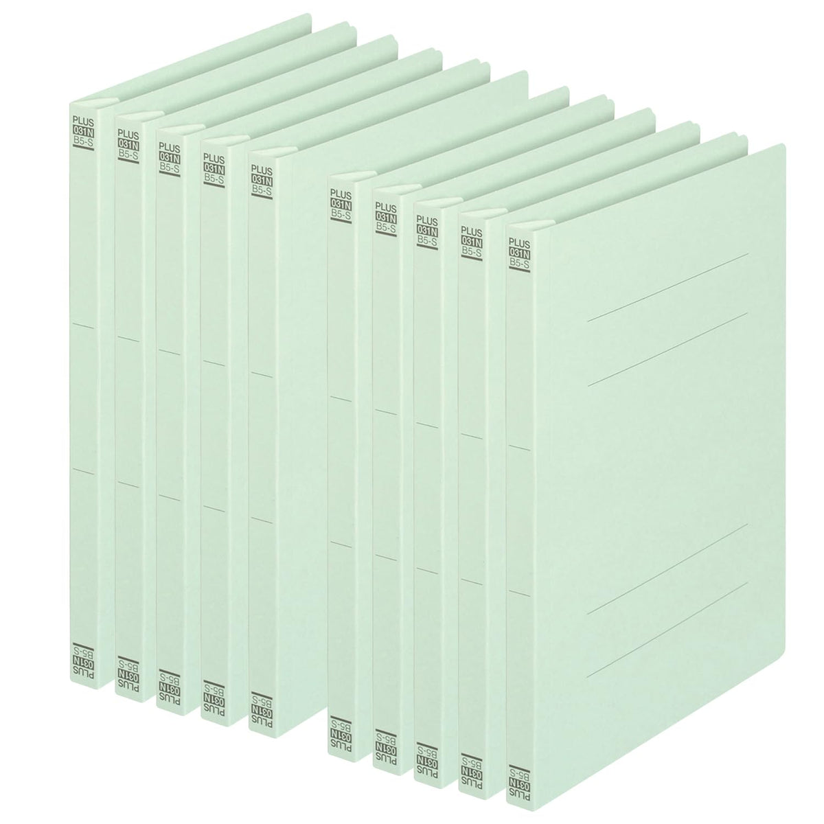 Plus Flat File Resin Jig B5 Vertical Blue 10 Books No.031N 78-045 x 10