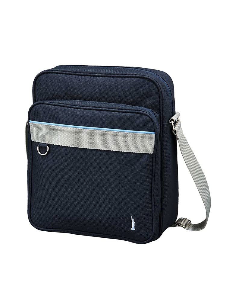 East Boy 209079 Women's Shoulder Nylon Bag, Navy x Saxe (585), 3