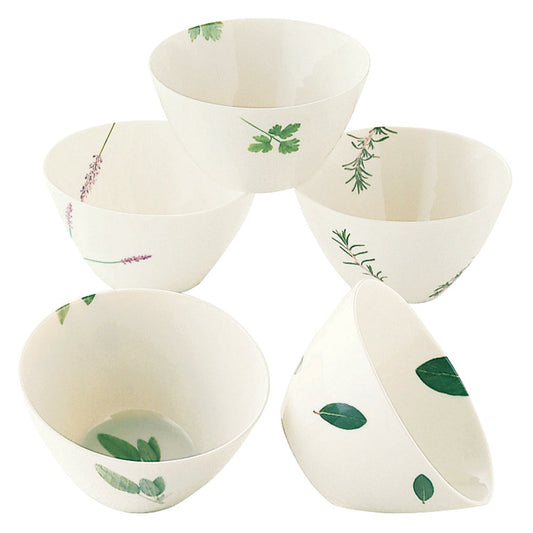 山加商店 LA AMYS AM20-TS18 Toejour Free Bowl, Dishes, Set of 5