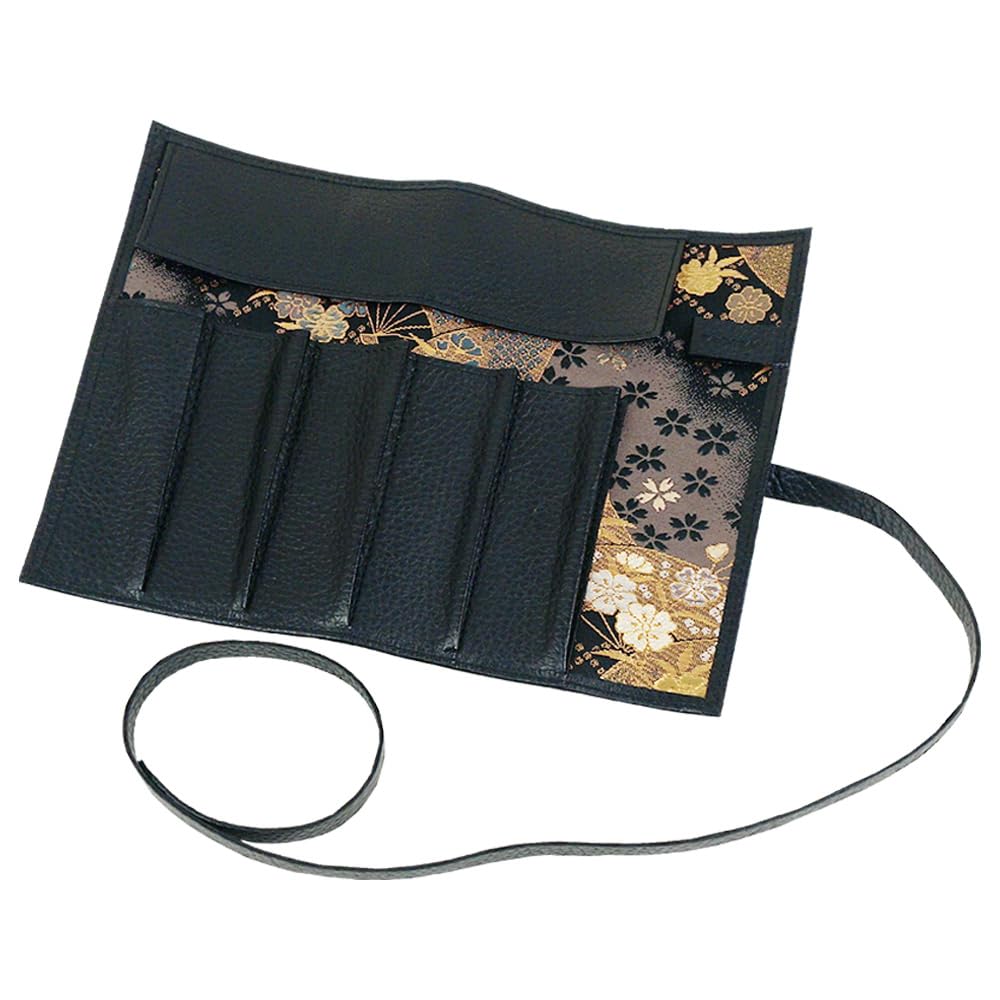 ナカバヤシ(Nakabayashi) TACCIA TPC-RP-BK Fountain Pen Roll Pen Case Black