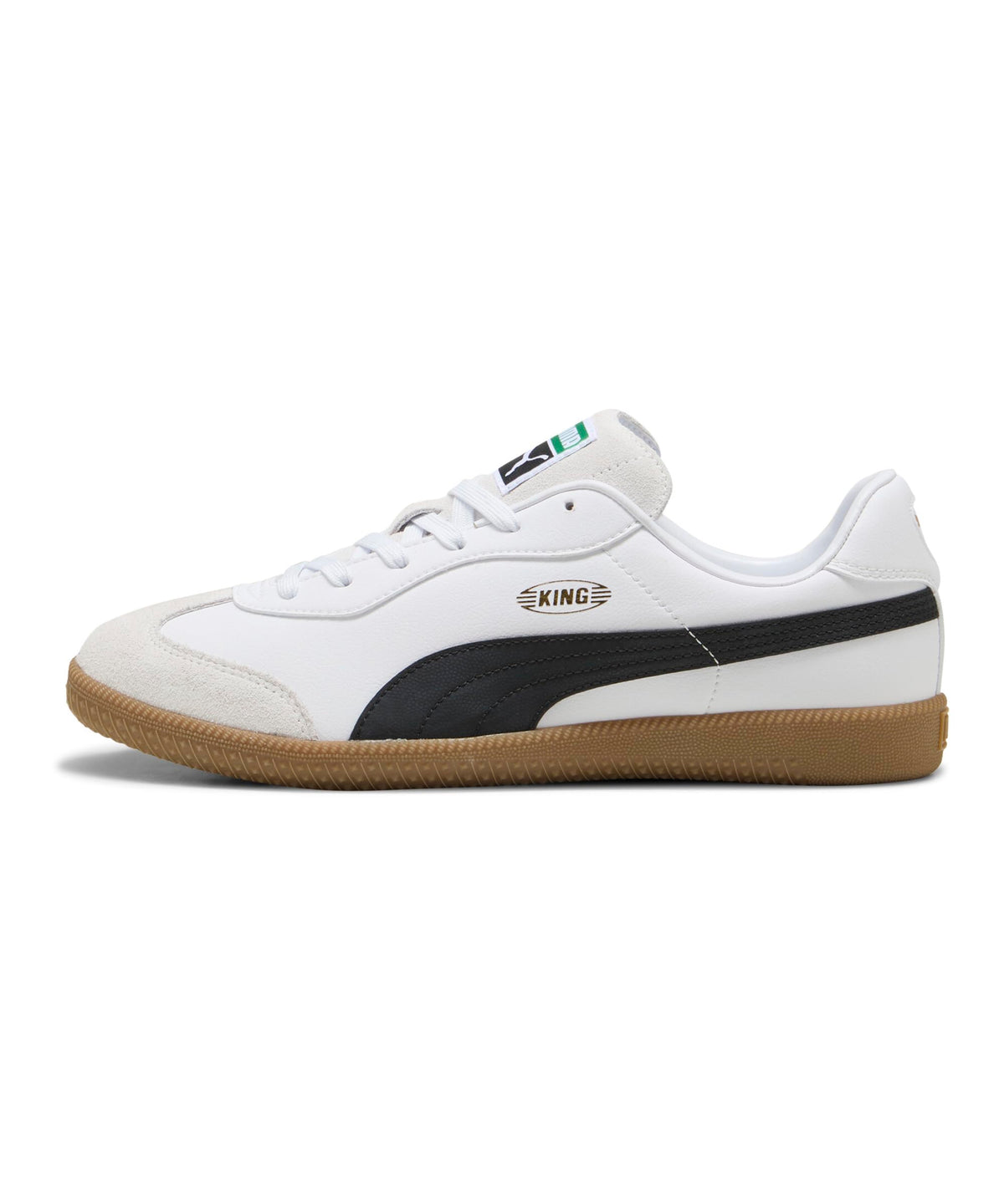 PUMA Unisex King 21 ItSoccer Shoe, Puma White Puma Black Gum, 11 US