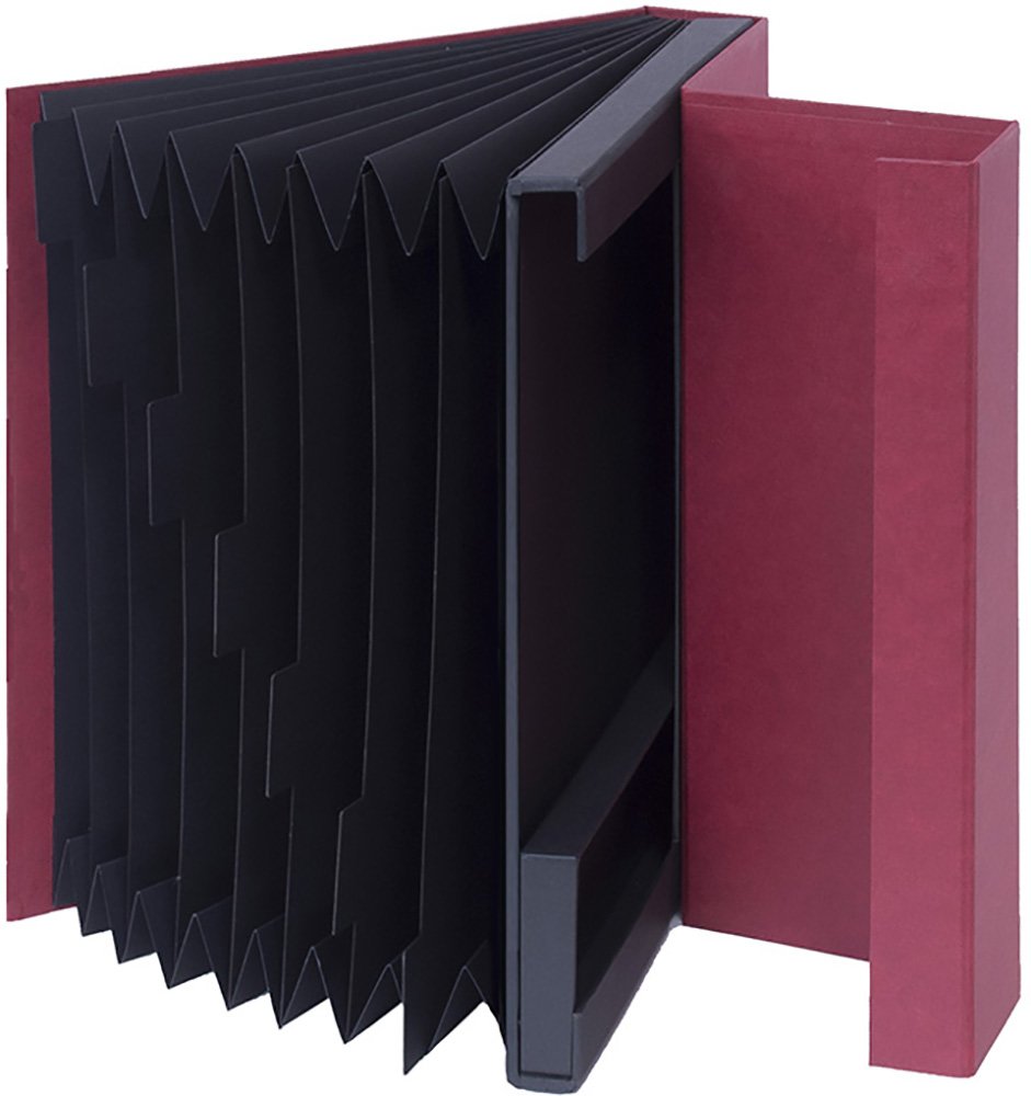 Nakabayashi 91224 Lifestyle Tool Document File B5 Wine Red