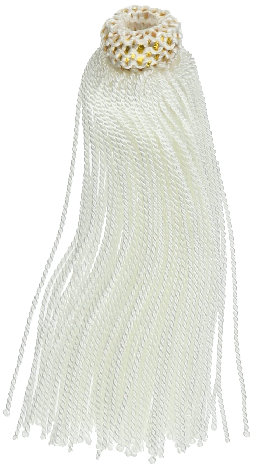 NBK TU90-W Tassel White Approx. 3.5 inches (9 cm), 2 Pairs