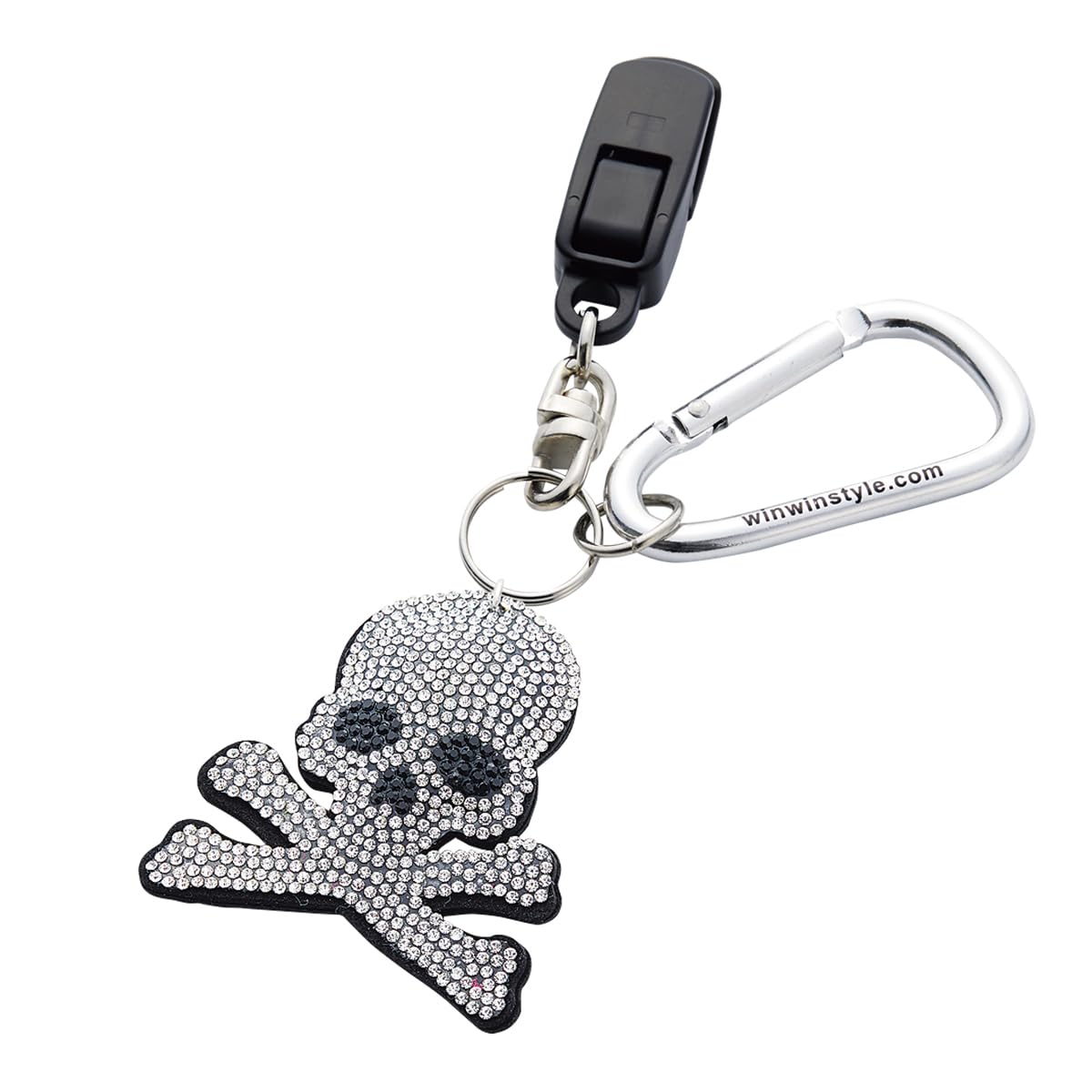 WINWIN STYLE WINWIN PUTTER CATCHER Putter Catcher Skull SLULL Rhinestone (PC-205 SV)