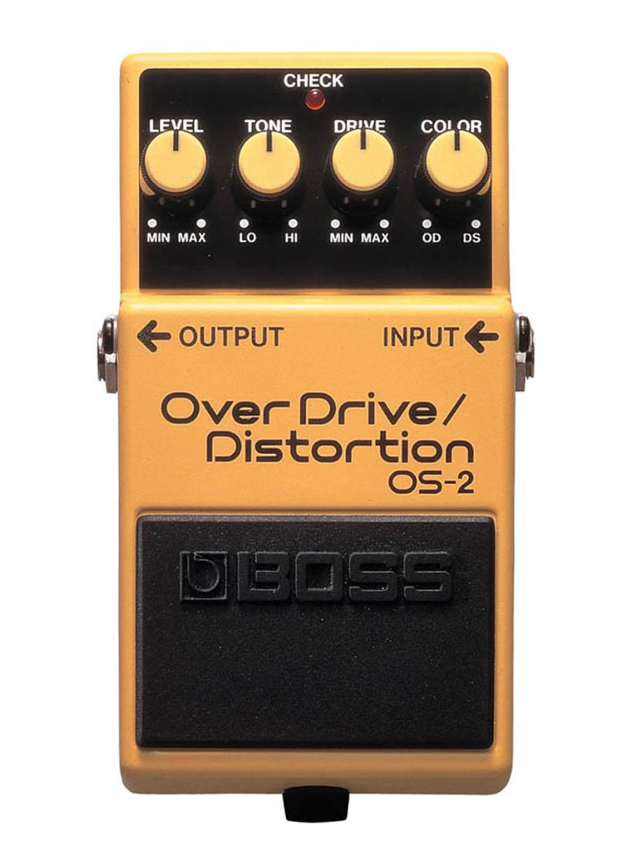 BOSS OS-2 Gold Overdrive/Distortion Guitar Pedal