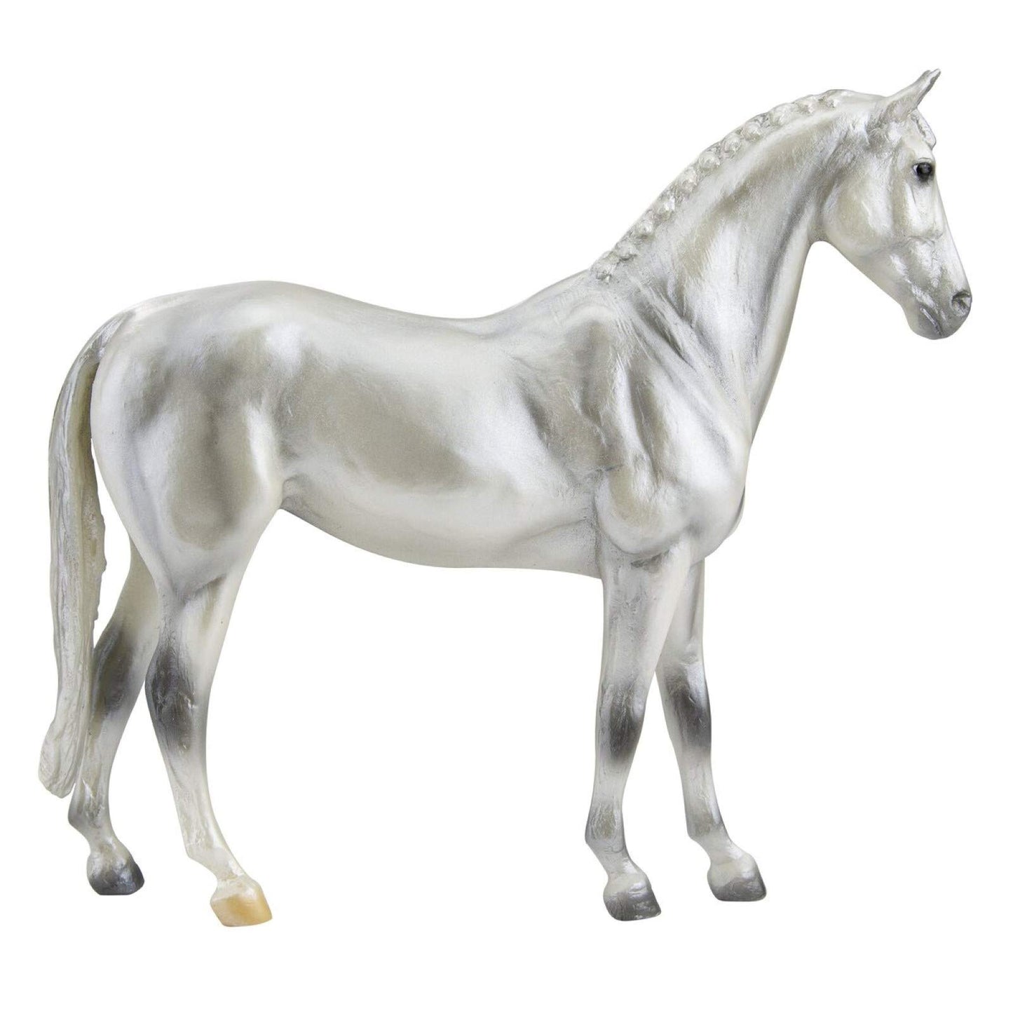 Breyer Horses Freedom Series Horse | Pearly Grey Trakehner | 9.75" x 7" | 1:12 Scale | Horse Toy | Model #960, White