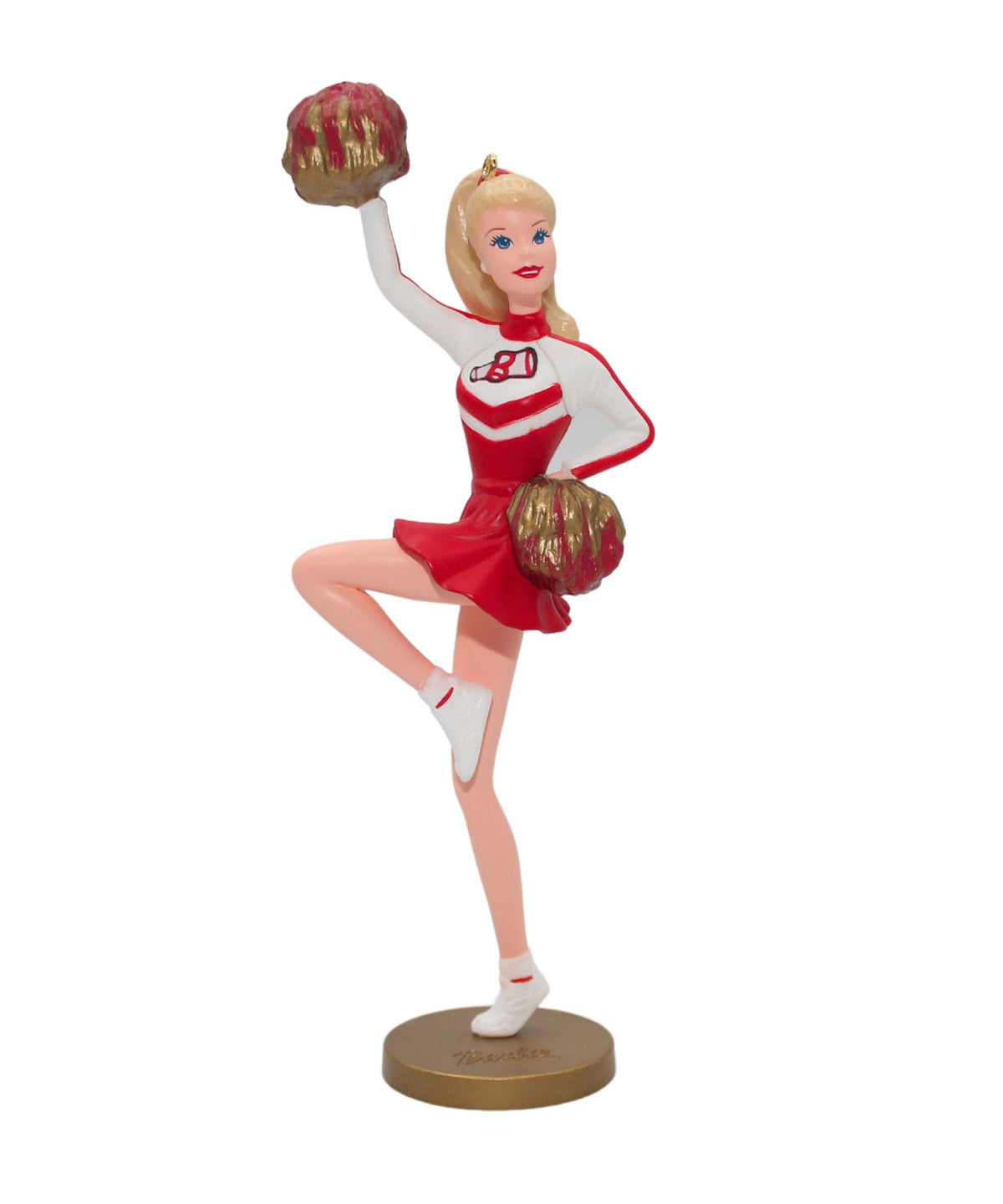 Hallmark 2002 Keepsake Ornament Cheer For Fun! Barbie