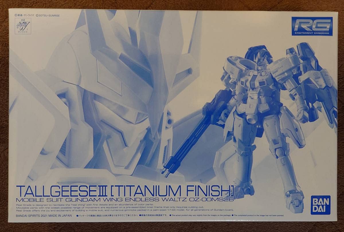 BANDAI SPIRITS RG 1/144 Tallgeese III [Titanium Finish]