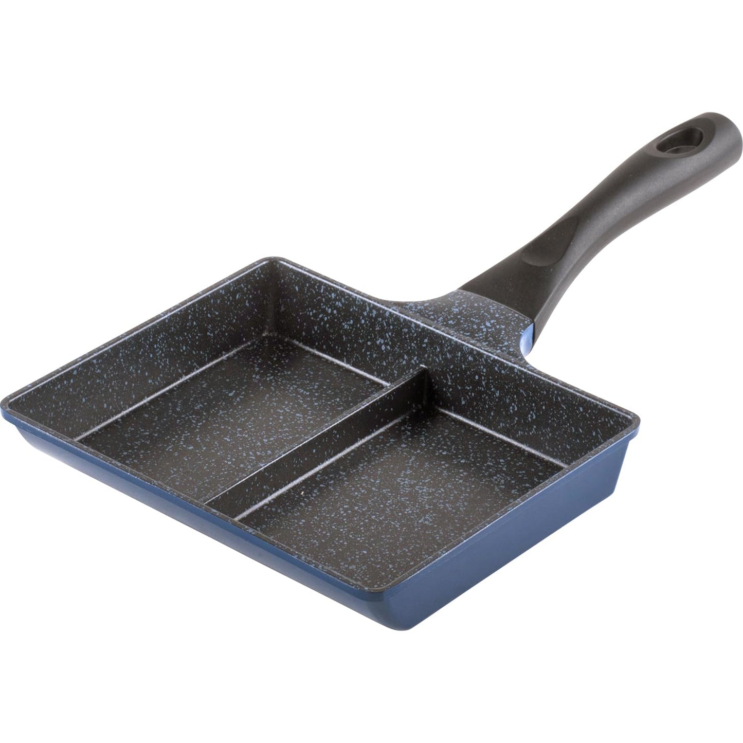 Wahei Freiz RB-1296 Bento Box, Cooking 2 Items Simultaneously, Divided Frying Pan, 5.9 x 7.5 inches (15 x 19 cm), 2 Sided Frying Pan, Induction Compatible, Gas, Time Saving, PFOA Free, Fluorine Resin