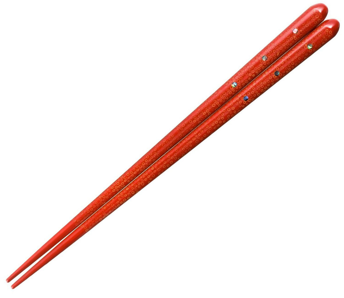 One Pair Tsugaru Painted Flower Ice Chopsticks Made in Japan 8.1 inches (20.5 cm)