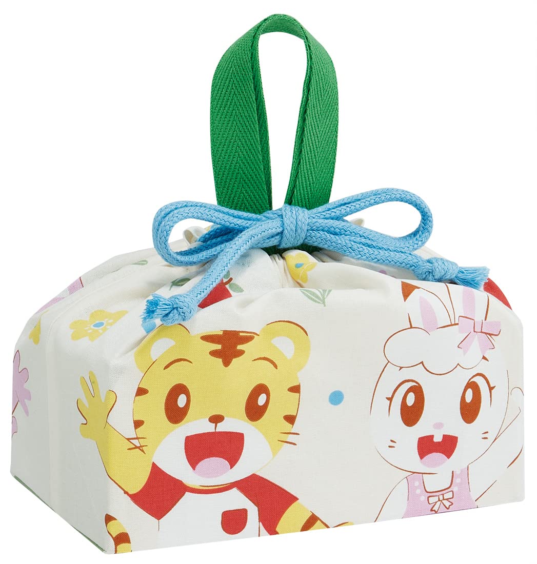 Skater KB7-A Children's Bento Drawstring Bag, Shimajiro 23, Made in Japan