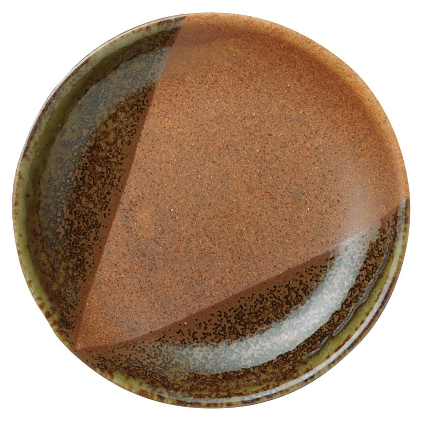 花伝(Kaden) Hanaden Koyo 51961006 Koyo Pottery Mino Iga Round 4.0 Plates, Japanese Tableware, Mino Ware, Dishwasher Safe, Made in Japan