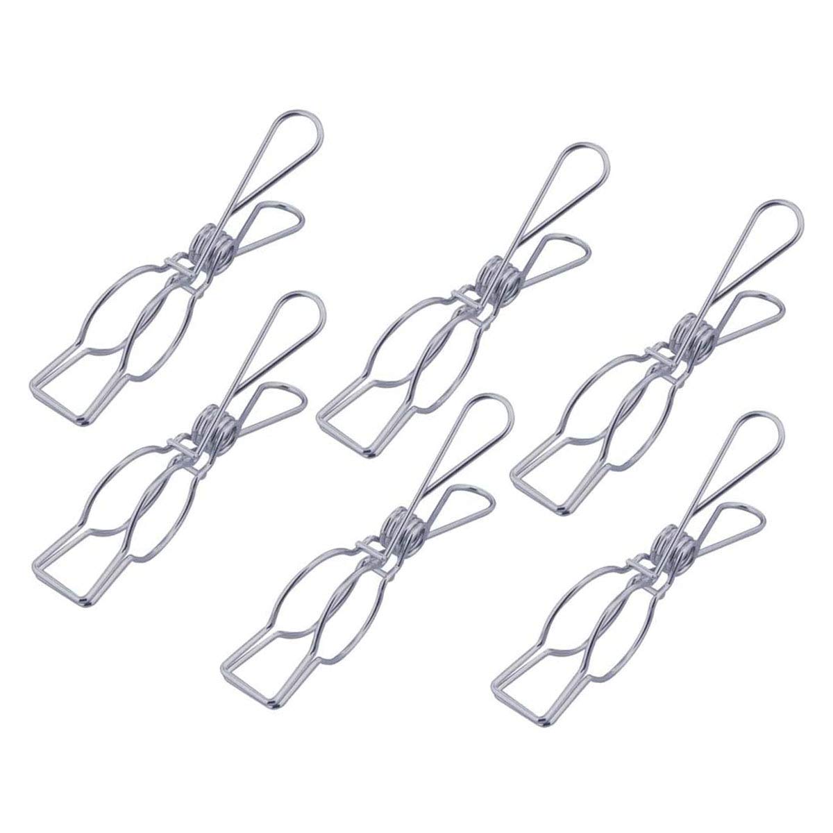 Shimomura Planning 30899 Clothespins Rod Pinch Stainless Steel Large Size Large Room Drying Laundry Drying