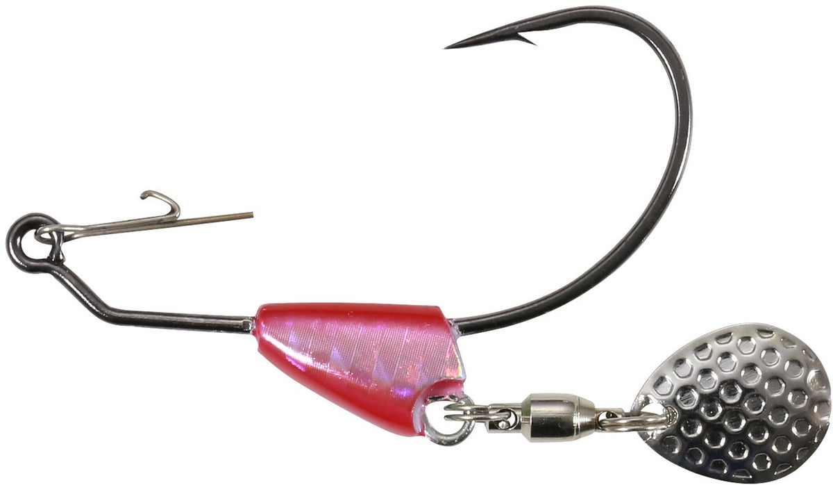 Duo (Duo) Hope Worm Spin Hooks 3.5 G # 3/0 Red