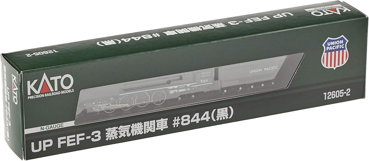 12605-2 UP FEF-3 Steam Locomotive #844 (Black)