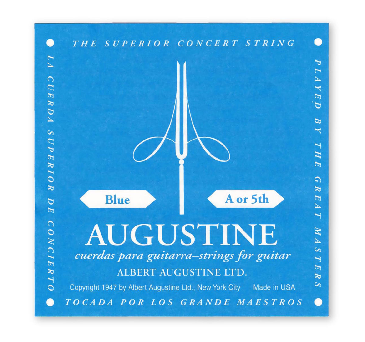 Augustine Strings Classic Nylon Singles - Classical Guitar String - High Tension 5th or A String - 1 Guitar String