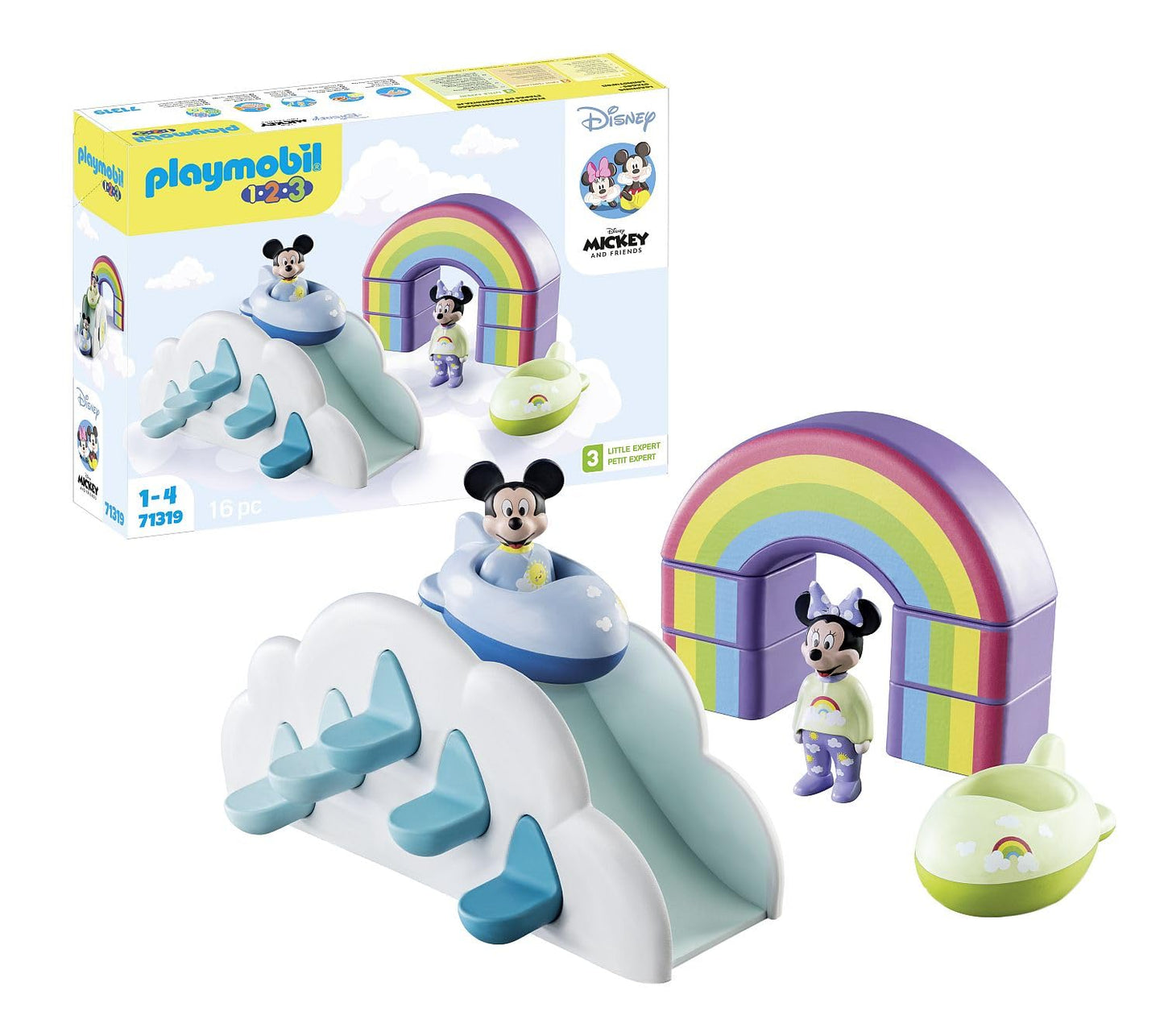 Playmobil 1.2.3 & Disney: Mickey's & Minnie's Cloud Home