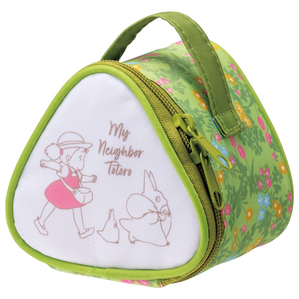 Skater Studio Ghibli KONC2-A Insulated Rice Ball Lunch Bag, Rice Ball Case, My Neighbor Totoro, Mei and Join Me