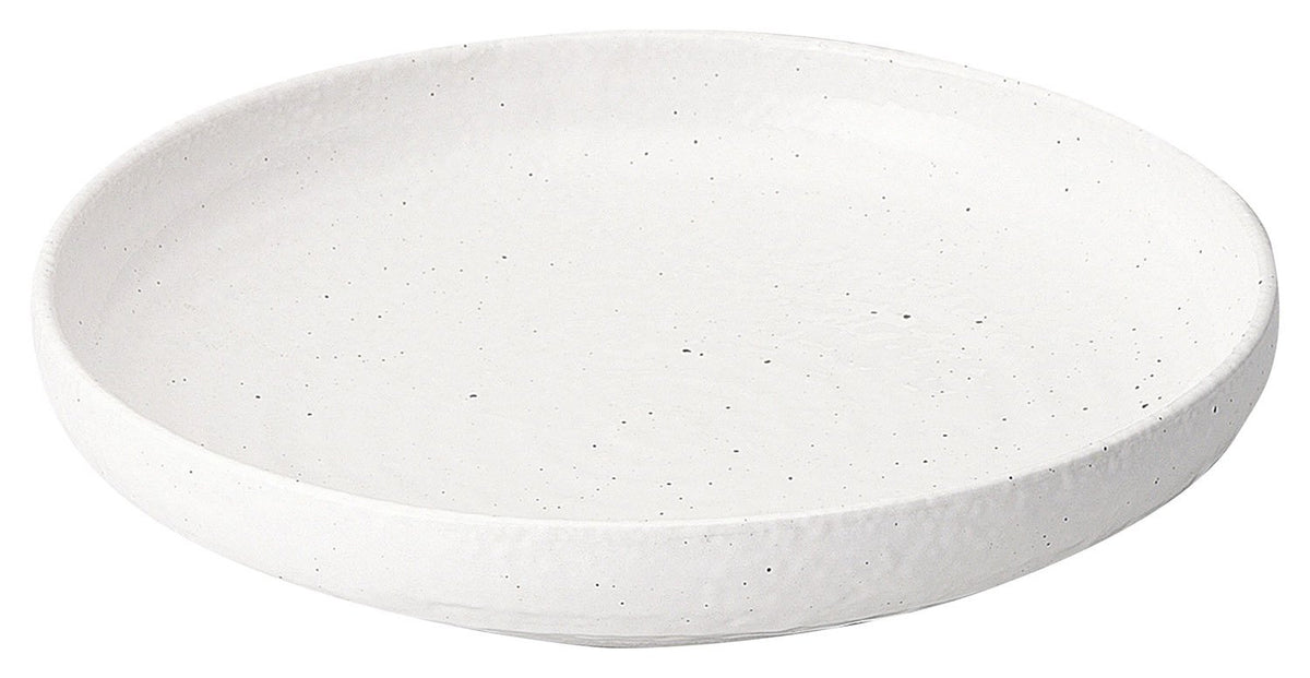 Koyotoki 51520080 Large Bowl, White, 12.4 inches (31.5 cm), Stone Scale Pot, New Powder Pattern