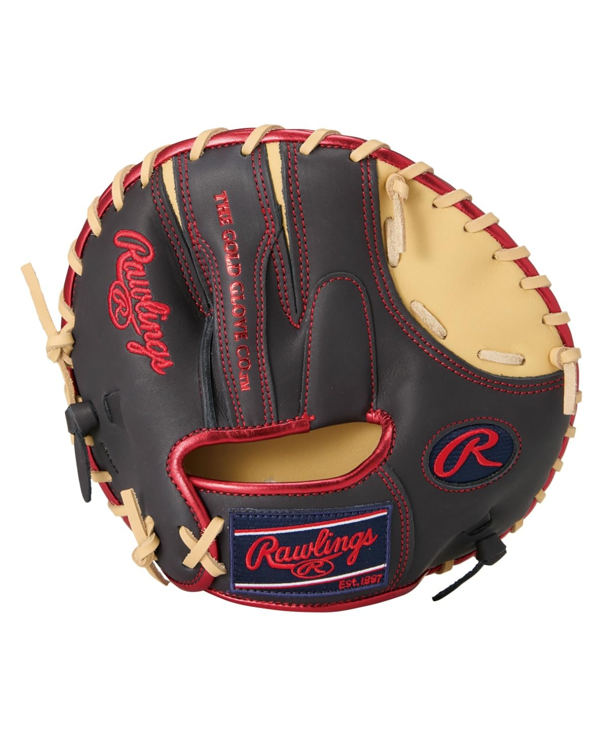 Rawlings Baseball Glove Hard Adult Gamer Training GH5GT2 Camel/Navy [Training] Size T *Right Throw (Left Handed)