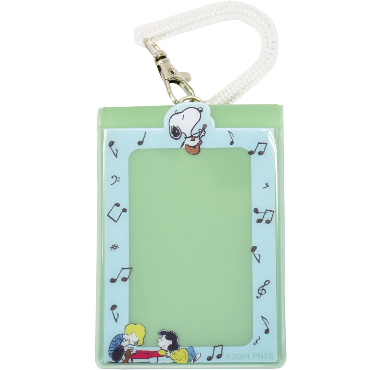 SNOOPY 0383 Pass Case Commuter, green (SPZ-3375), One Size