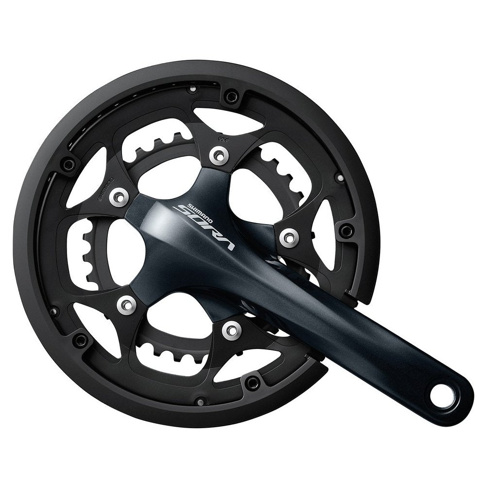 Shimano 2092853310 Unisex Adult Bicycle Set, Black, 170mm